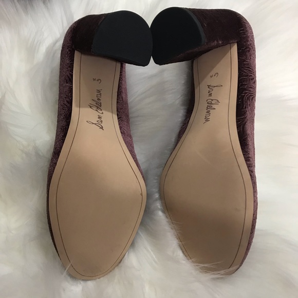 SOLD Sam Edelson Stillson Velvet Block pumps NEW! - Picture 4 of 4